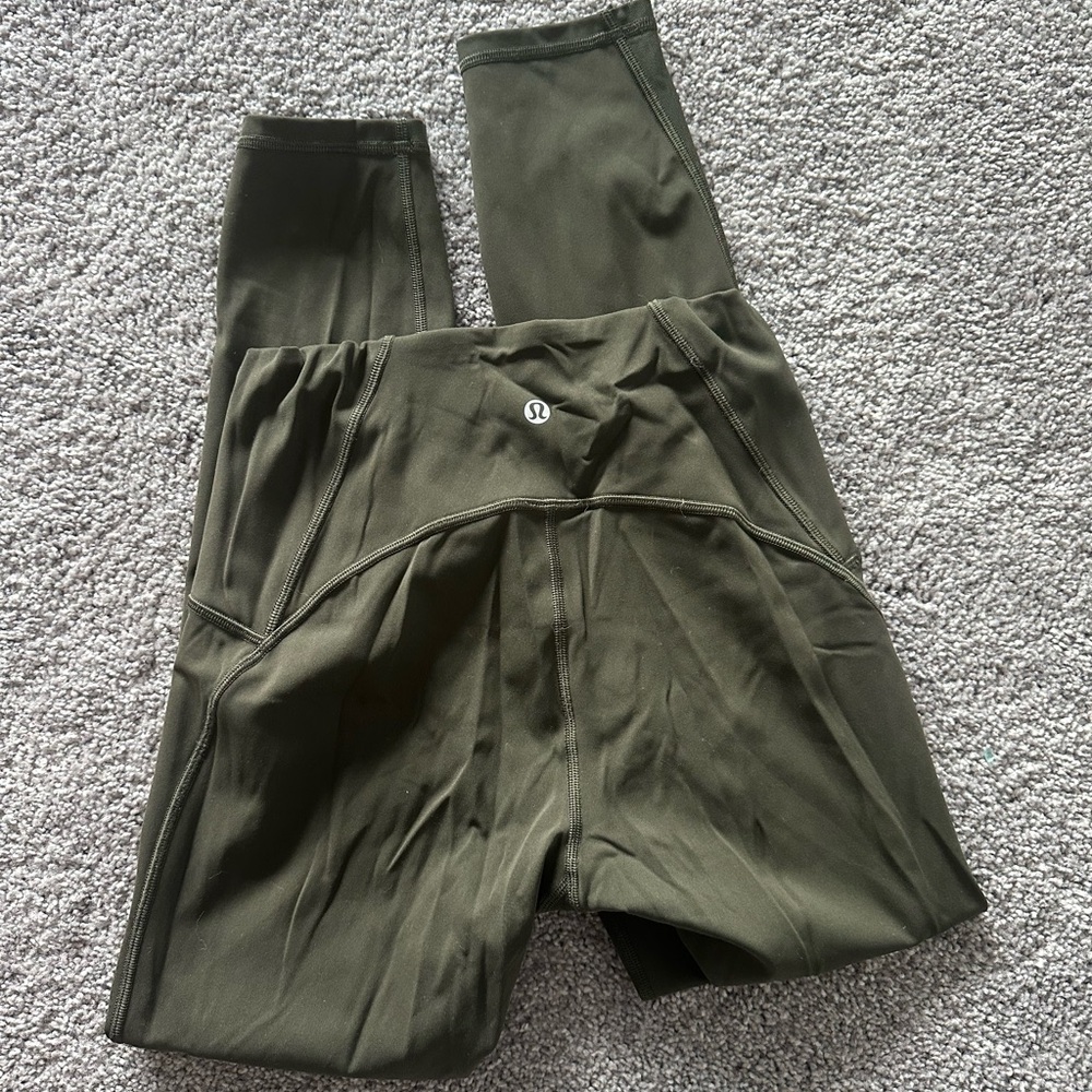 lululemon athletica Olive Green Leggings